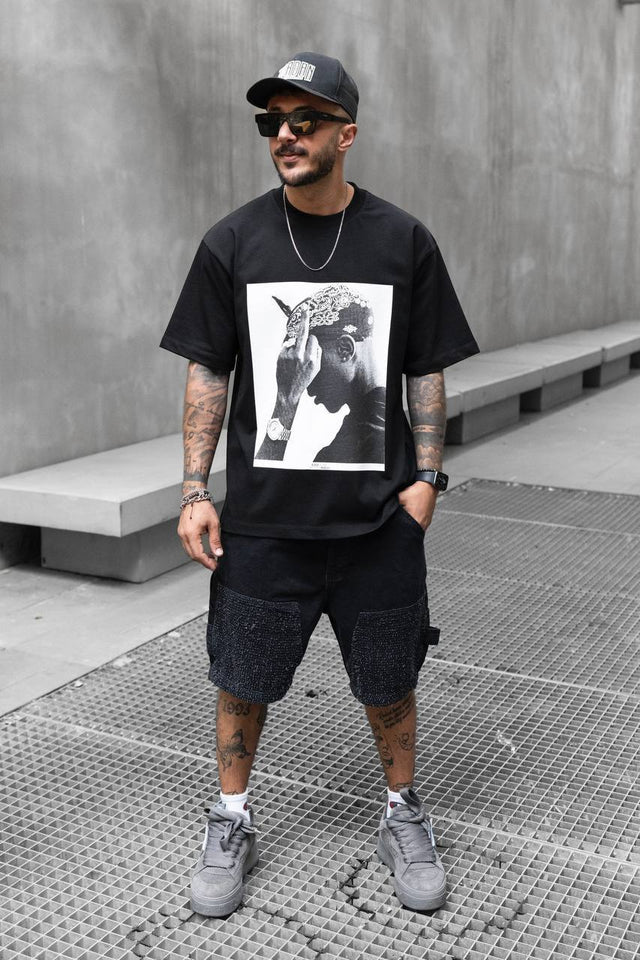 Black Island - Tupac T-Shirt - Black