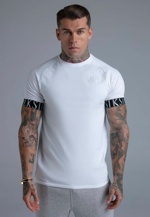 SikSilk - White Tech T-Shirt