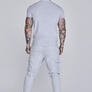 SikSilk - Grey Marl Essentials Cargo Joggers