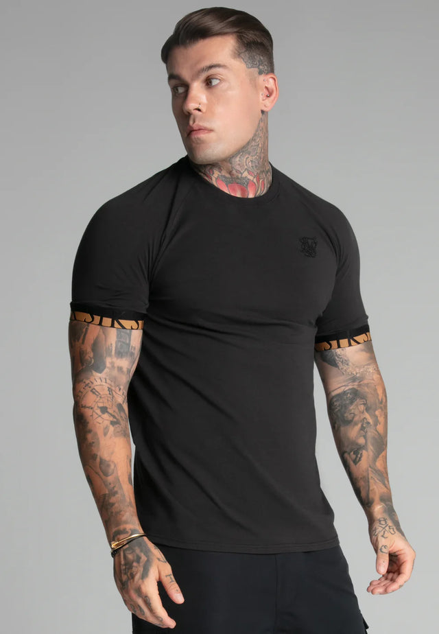 SikSilk - Black Tech T-Shirt