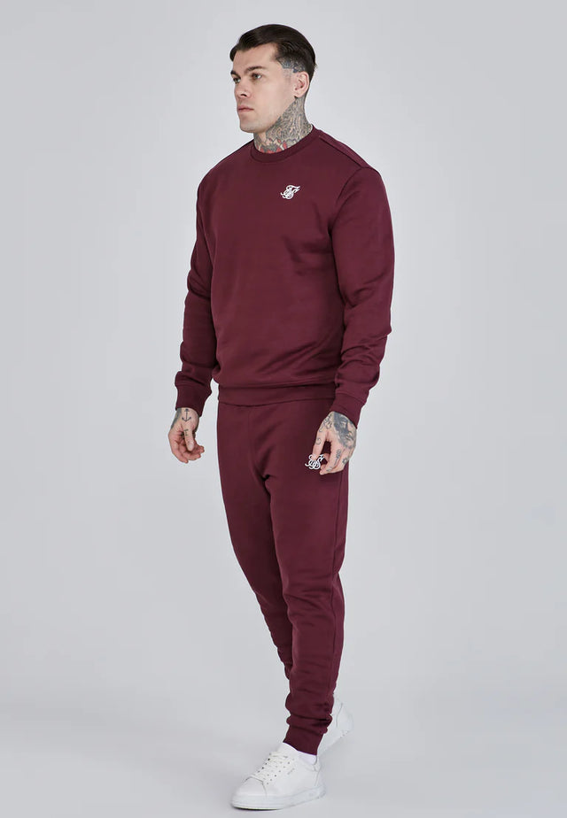 SikSilk - Burgundy Essentials Sweater