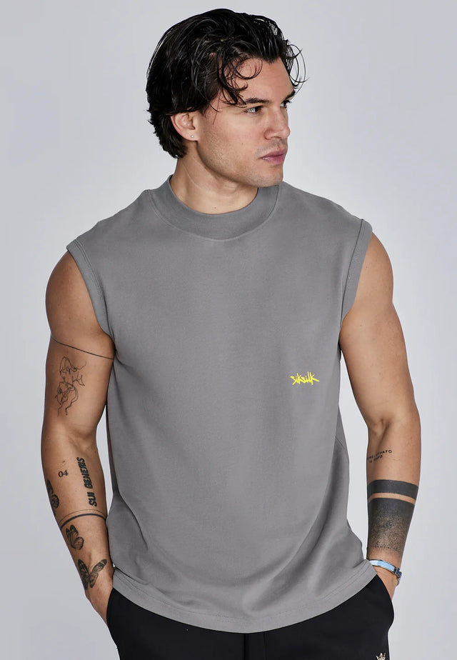 SikSilk - Grey Yellow Vest