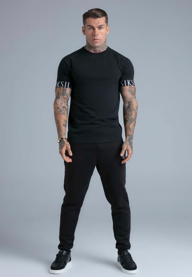 SikSilk - Black Tech T-Shirt