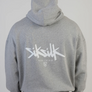 SikSilk - Grey Marl Graphic Hoodie