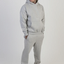 SikSilk - Grey Marl Graphic Hoodie