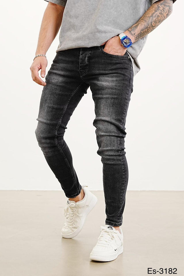 2Y Premium - Black Washed Jeans