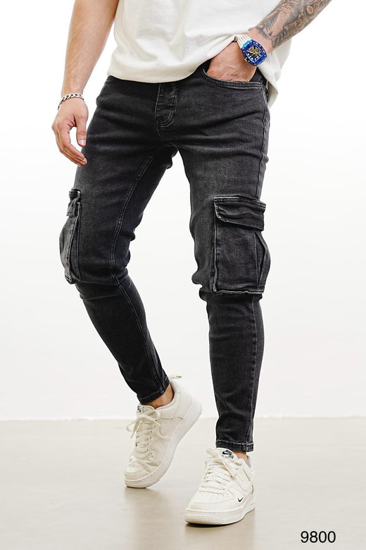 2Y Premium - Cargo Jeans - Black