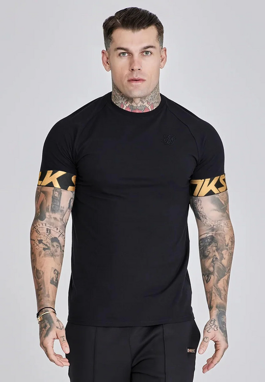 Siksilk - Black Dynamic T-Shirt