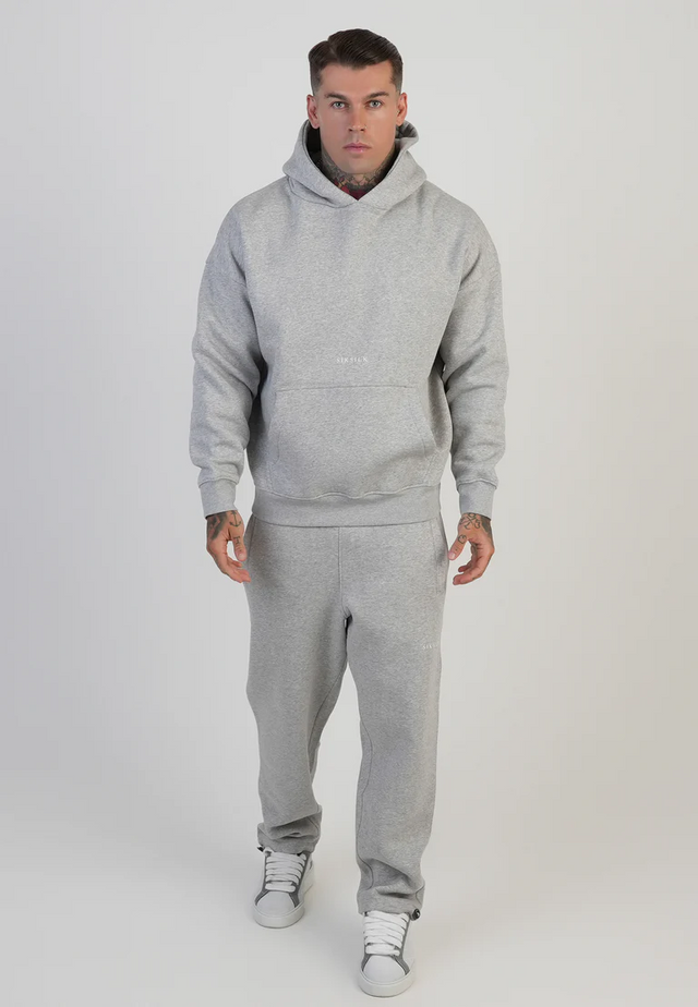 SikSilk - Grey Marl Track Pants