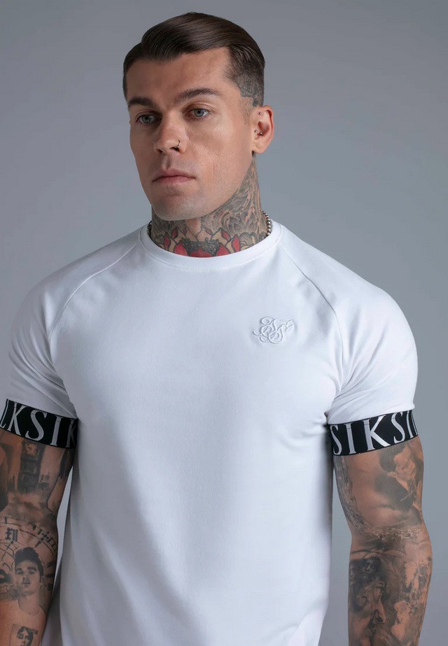 SikSilk - White Tech T-Shirt