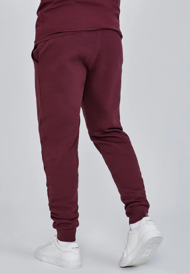 SikSilk - Burgundy Essentials Joggers