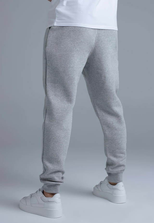 SikSilk - Grey Marl Essentials Joggers