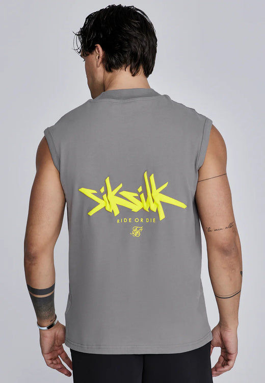 SikSilk - Grey Yellow Vest