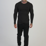 SikSilk - Black Long Sleeve T-Shirt