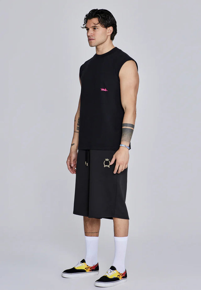 SikSilk - Black Pink Vest