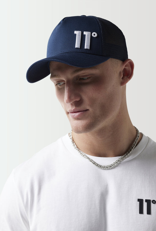 11 Degrees - Trucker Cap - Navy