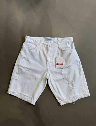 2Y Premium - Denim Shorts - White