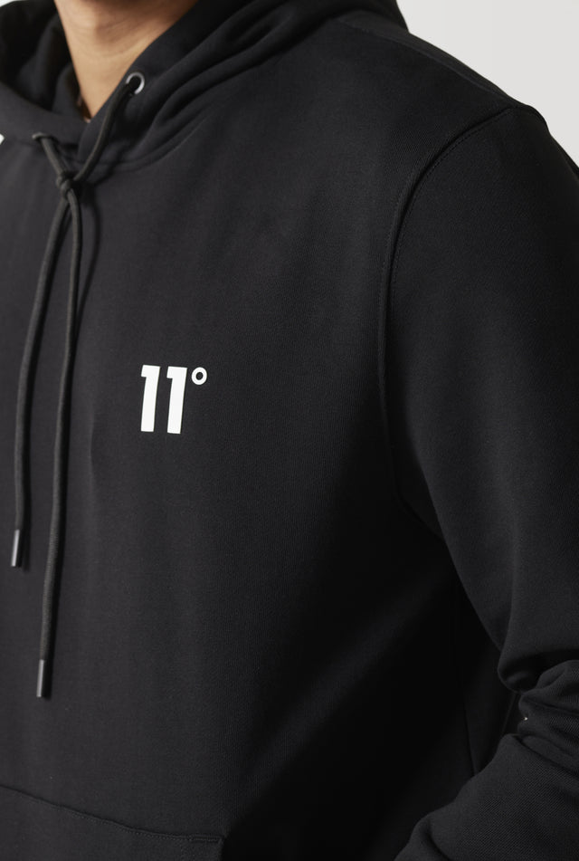 11 Degrees - Future Tech Hoodie - Black