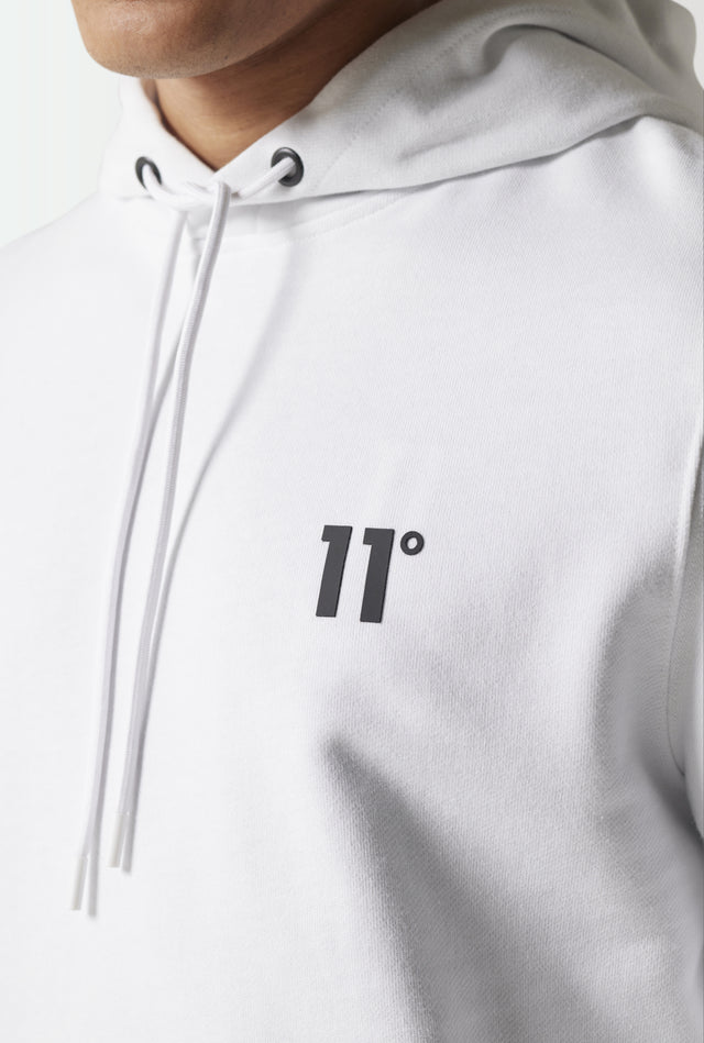 11 Degrees - Future Tech Hoodie - White