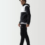 11 Degrees - Overhead Hybrid Jacket - Black/White