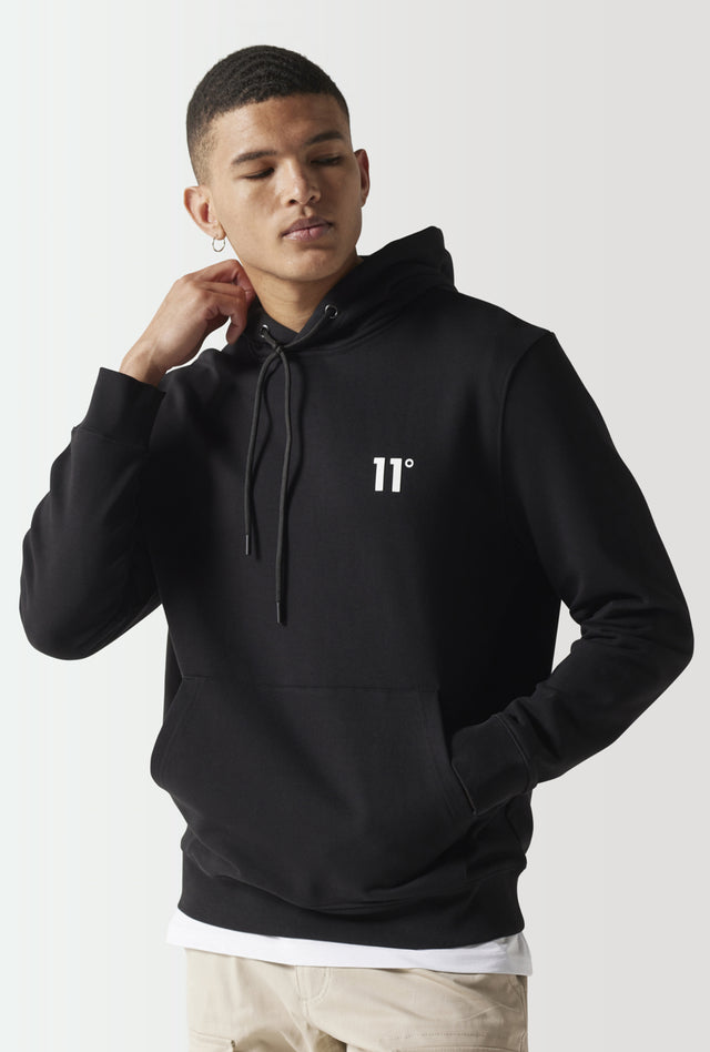 11 Degrees - Future Tech Hoodie - Black