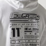 11 Degrees - Future Tech Hoodie - White