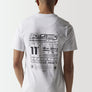 11 Degrees - Future Tech Back Graphic T-Shirt - White