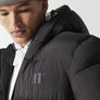 11 Degrees - Longline Puffer Jacket - Black