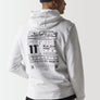 11 Degrees - Future Tech Hoodie - White