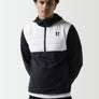 11 Degrees - Overhead Hybrid Jacket - Black/White