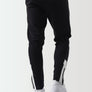 11 Degrees - Colour Block Slim Fit Joggers - Black/White