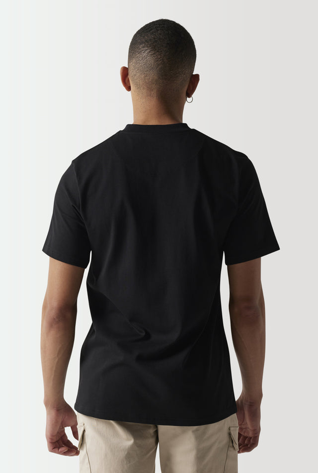 11 Degrees - Streetwear Graphic T-Shirt - Black