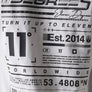 11 Degrees - Future Tech Back Graphic T-Shirt - White