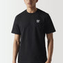 11 Degrees - Streetwear Back Graphic T-Shirt - Black