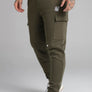 SikSilk - Khaki Essential Cargo Jogger