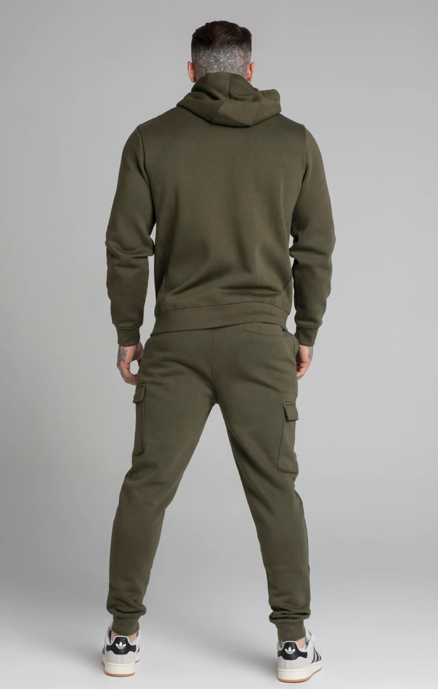 SikSilk - Khaki Essential Cargo Jogger