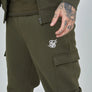 SikSilk - Khaki Essential Cargo Jogger