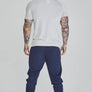 SikSilk - Navy Essentials Poly Track Pants