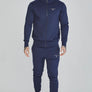 SikSilk - Navy Essentials Poly Track Top