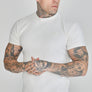 SikSilk - Ribbed T-Shirt - White