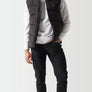 11 Degrees - Panel Puffer Gilet - Black