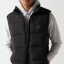 11 Degrees - Panel Puffer Gilet - Black