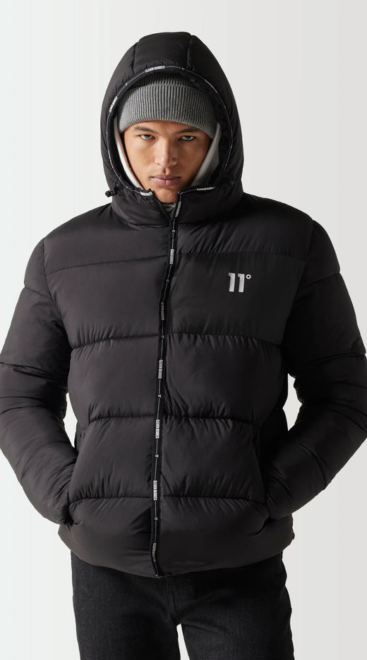 11 Degrees - Micro Puffer Jacket - Black