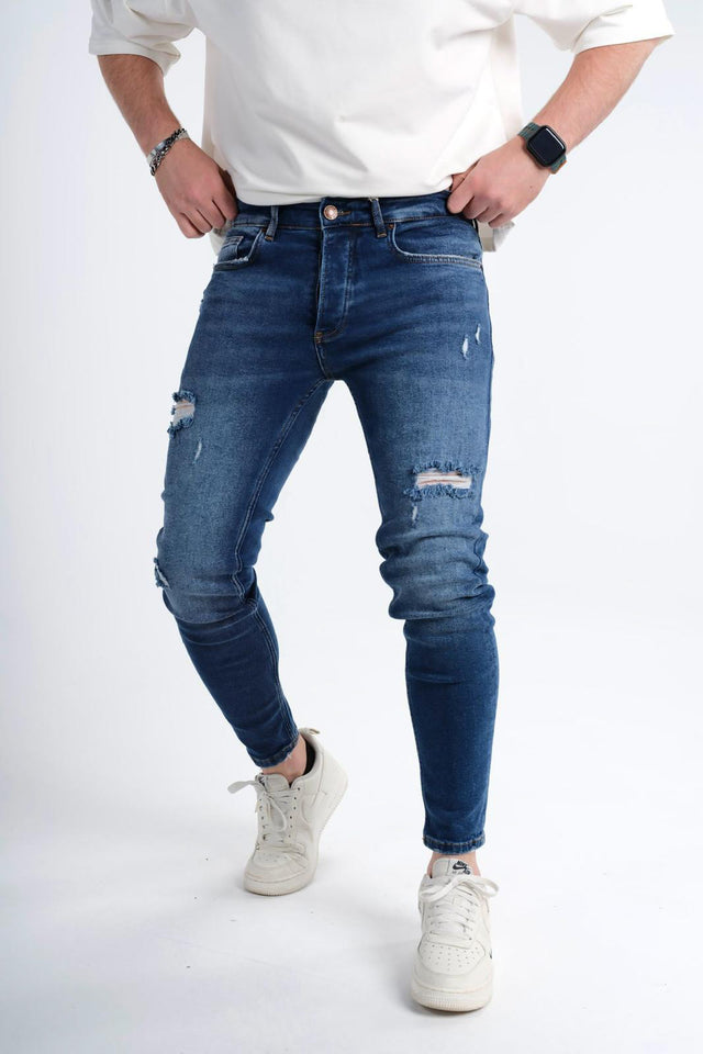 2Y Premium - Blue Slim Fit Jeans