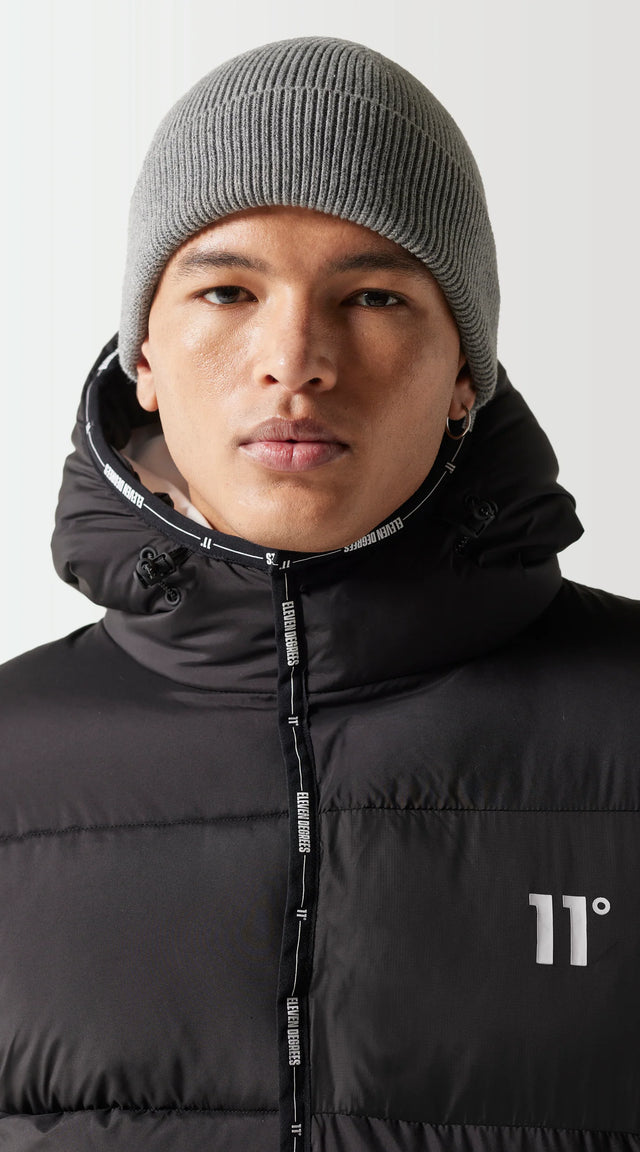 11 Degrees - Micro Puffer Jacket - Black