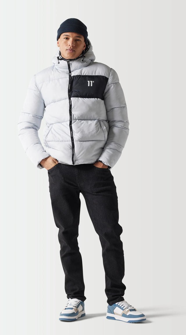 11 Degrees - Micro Puffer Jacket - Micro Chip / Black