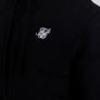 SikSilk - Black Essential Zip Through Funnel Hoodie