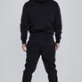 SikSilk - Black Essential Zip Through Funnel Hoodie