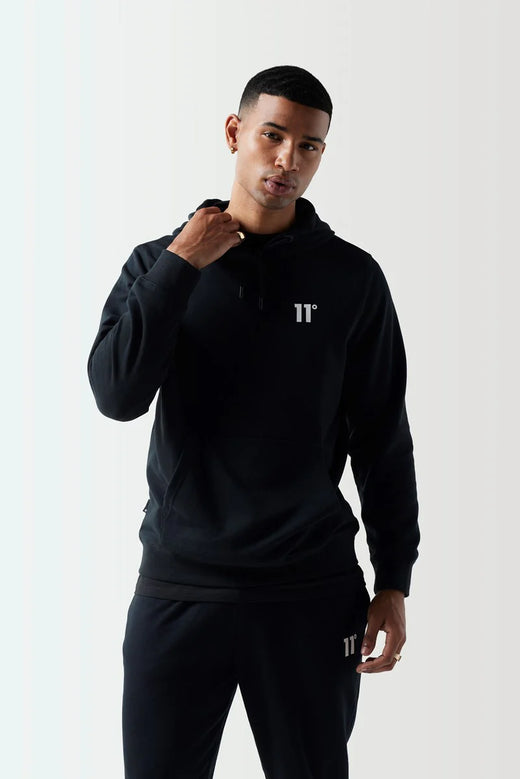 11 Degrees - Core Pullover Hoodie - Black