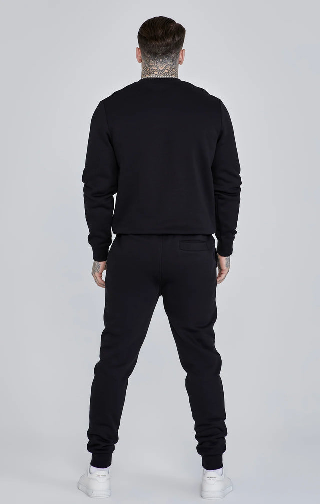 SikSilk - Black Essential Sweatshirt